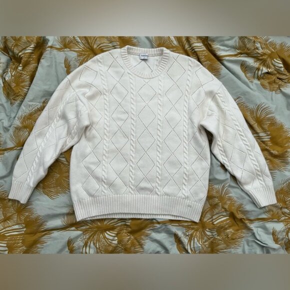 Sunday Best Peggy sweet cable sweater M whisper white - Picture 4 of 5